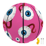 Human Eyeball Pattern Print Basketball