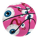 Human Eyeball Pattern Print Basketball
