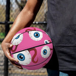 Human Eyeball Pattern Print Basketball
