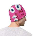 Human Eyeball Pattern Print Beanie