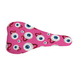 Human Eyeball Pattern Print Bicycle Seat Cover