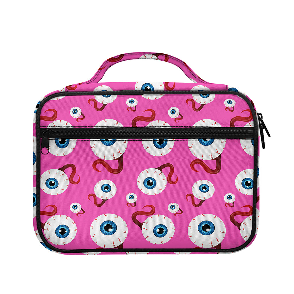 Human Eyeball Pattern Print Briefcase Bible Bag