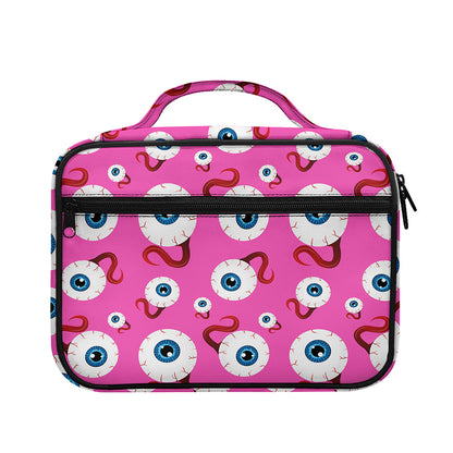 Human Eyeball Pattern Print Briefcase Bible Bag