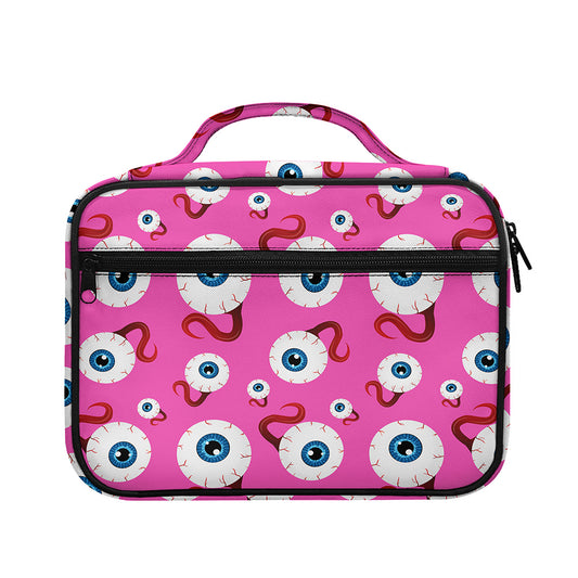 Human Eyeball Pattern Print Briefcase Bible Bag