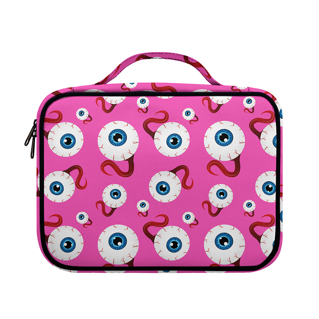 Human Eyeball Pattern Print Briefcase Bible Bag