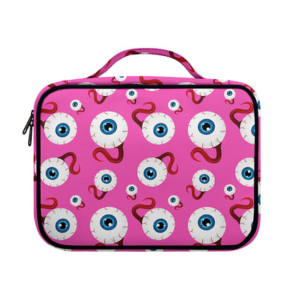 Human Eyeball Pattern Print Briefcase Bible Bag