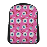 Human Eyeball Pattern Print Casual Backpack