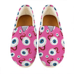 Human Eyeball Pattern Print Casual Shoes