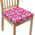 Human Eyeball Pattern Print Chair Cushion Cover