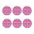 Human Eyeball Pattern Print Coaster Set