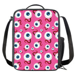Human Eyeball Pattern Print Crossbody Lunch Bag
