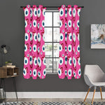 Human Eyeball Pattern Print Curtain
