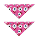 Human Eyeball Pattern Print Dog Bandana