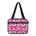Human Eyeball Pattern Print Double Strap Bible Bag