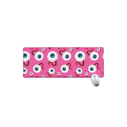 Human Eyeball Pattern Print Extended Mouse Pad