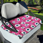 Human Eyeball Pattern Print Golf Cart Seat Cover