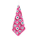 Human Eyeball Pattern Print Hand Towel