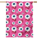 Human Eyeball Pattern Print House Flag