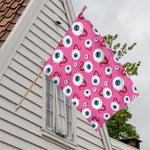 Human Eyeball Pattern Print House Flag