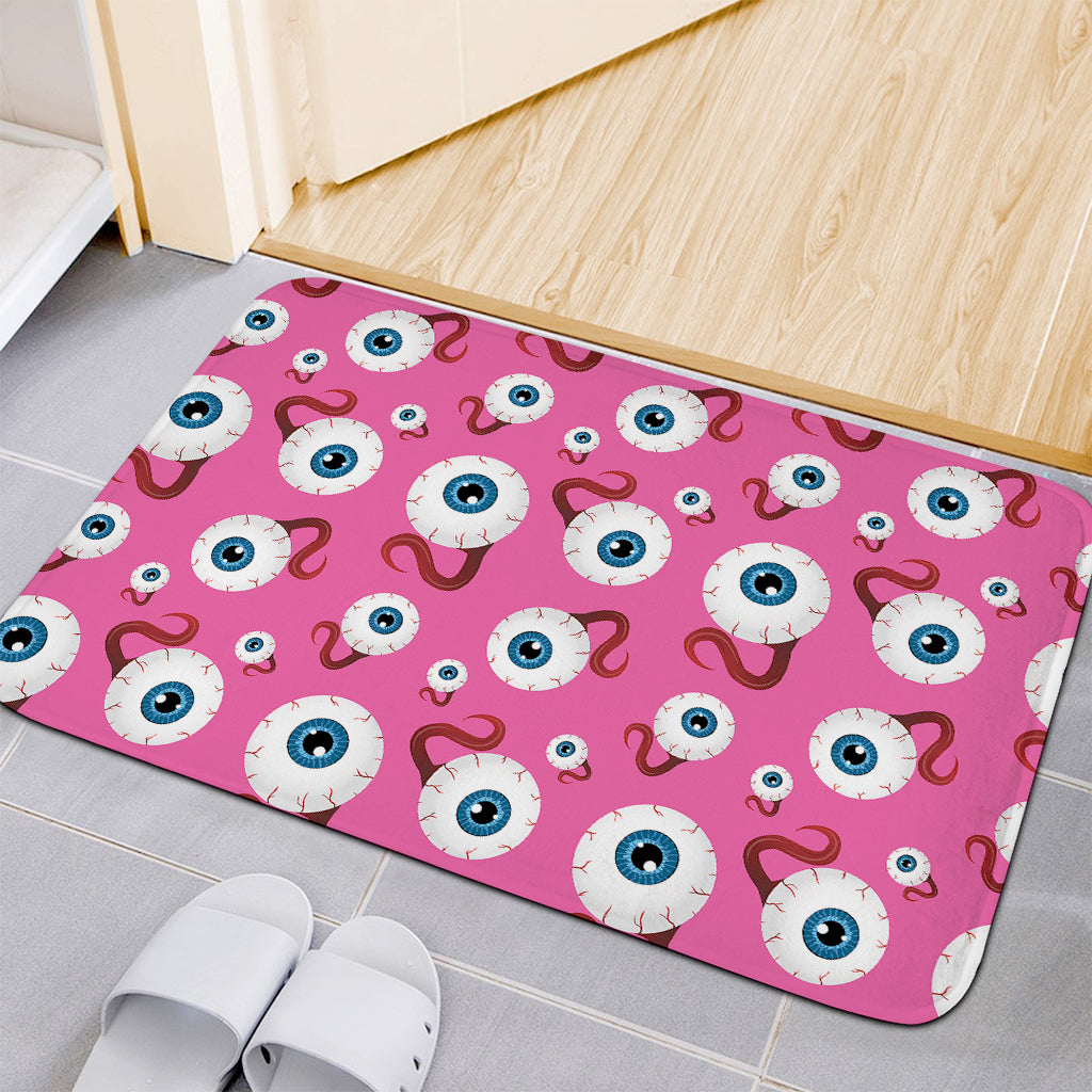 Human Eyeball Pattern Print Indoor Door Mat