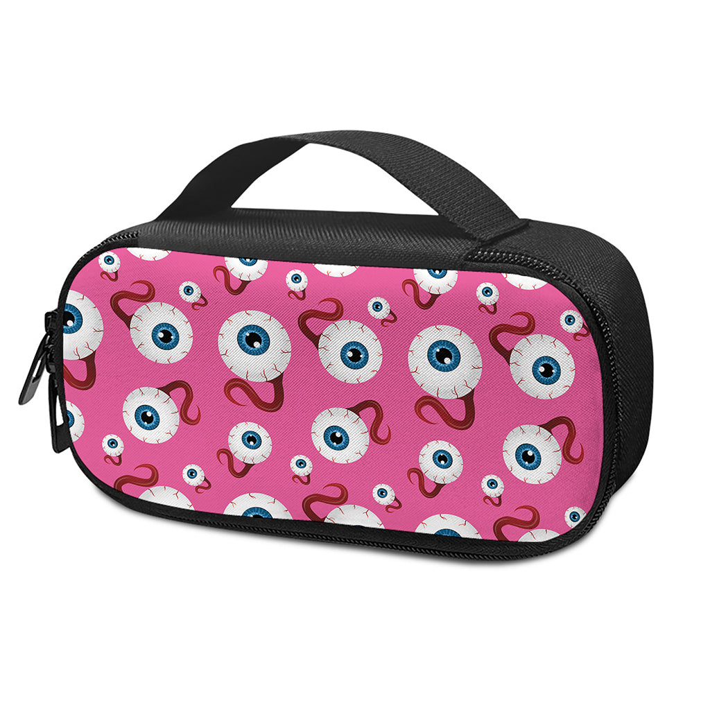 Human Eyeball Pattern Print Insulin Cooler Travel Case