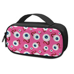 Human Eyeball Pattern Print Insulin Cooler Travel Case