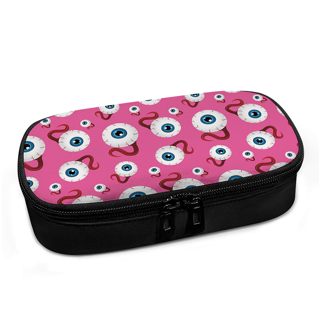 Human Eyeball Pattern Print Insulin Cooler Travel Case