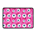 Human Eyeball Pattern Print Kitchen Mat