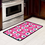 Human Eyeball Pattern Print Kitchen Mat