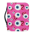 Human Eyeball Pattern Print Leather Bible Cover