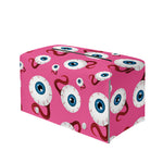 Human Eyeball Pattern Print Leather Tissue Box Cover