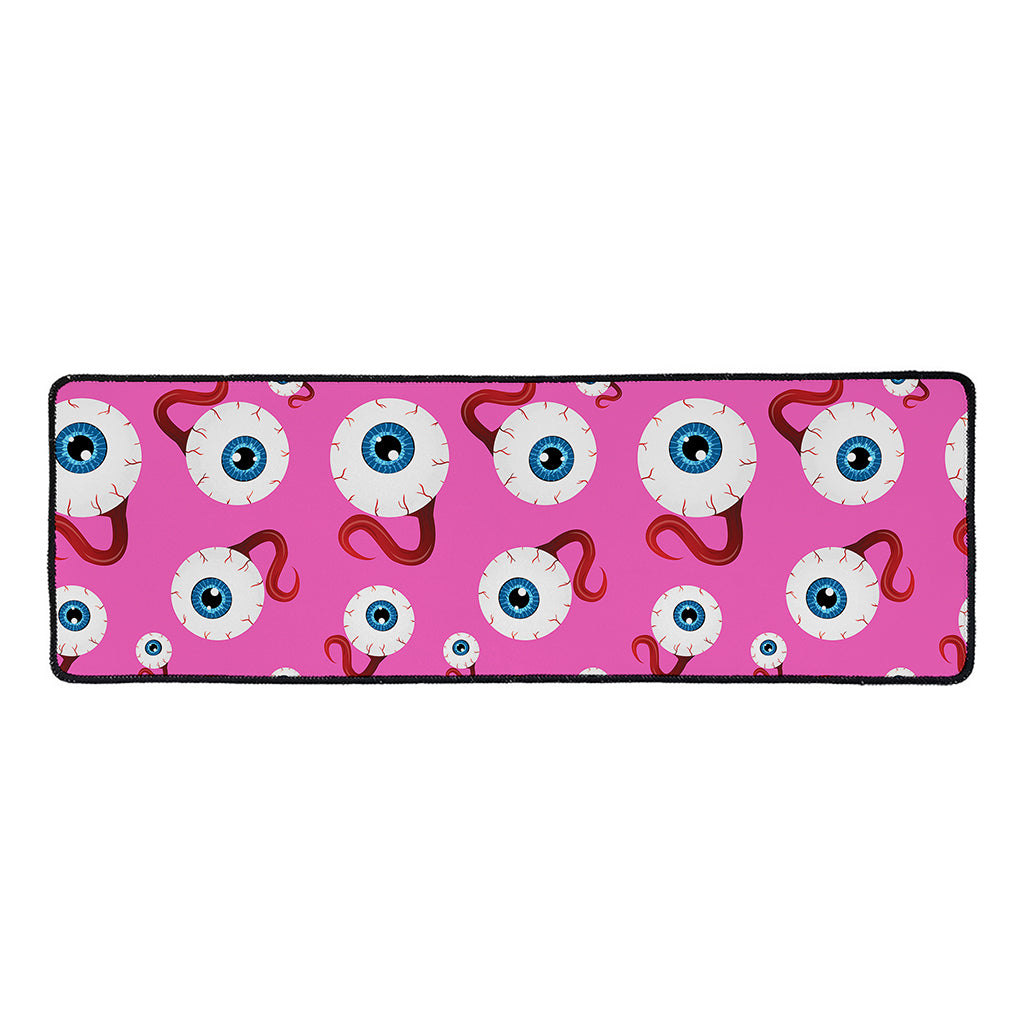 Human Eyeball Pattern Print Long Kitchen Mat