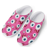 Human Eyeball Pattern Print Mesh Casual Shoes
