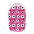 Human Eyeball Pattern Print Mesh Laundry Hamper