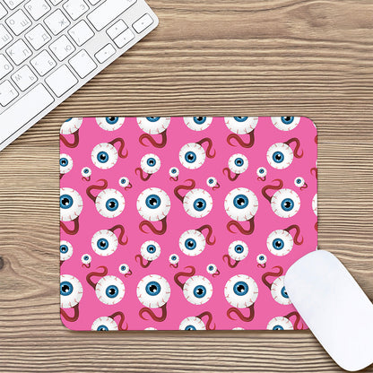 Human Eyeball Pattern Print Mouse Pad