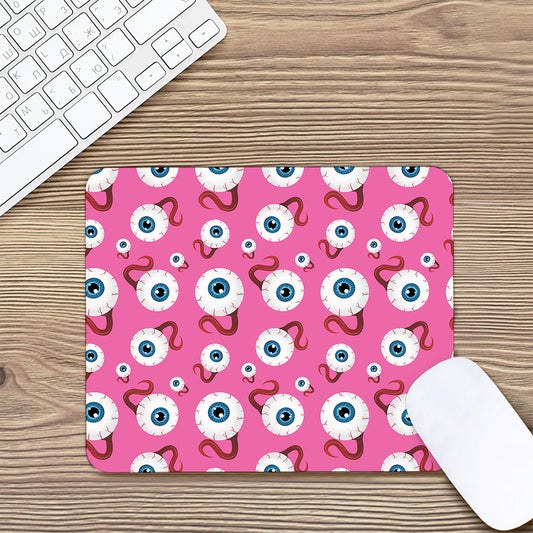 Human Eyeball Pattern Print Mouse Pad