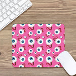 Human Eyeball Pattern Print Mouse Pad