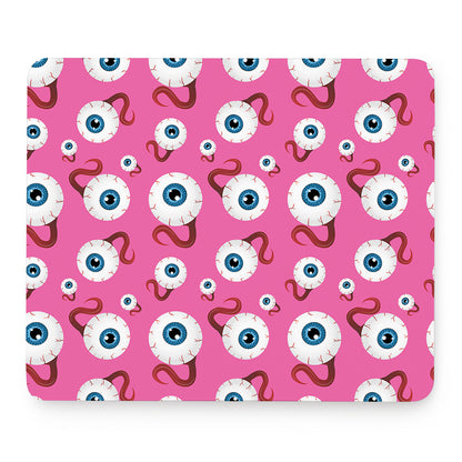 Human Eyeball Pattern Print Mouse Pad