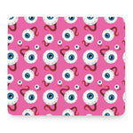 Human Eyeball Pattern Print Mouse Pad