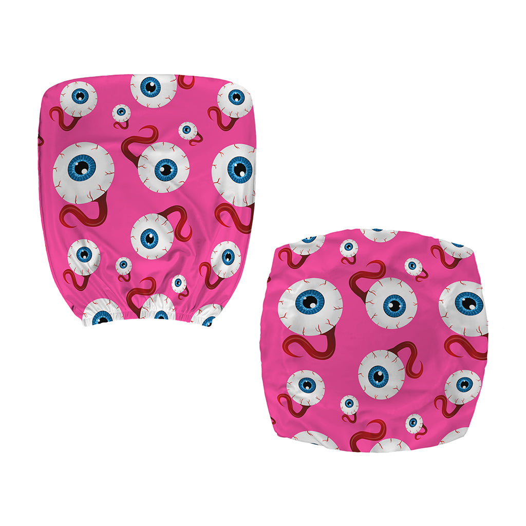 Human Eyeball Pattern Print Office Chair Cover