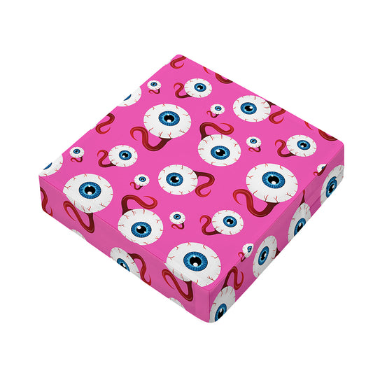 Human Eyeball Pattern Print Outdoor Seat Cushion Cover