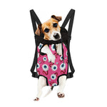 Human Eyeball Pattern Print Pet Carrier Backpack