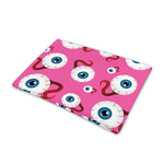 Human Eyeball Pattern Print Pet Cooling Mat Cover