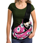 Human Eyeball Pattern Print Pet Sling Carrier