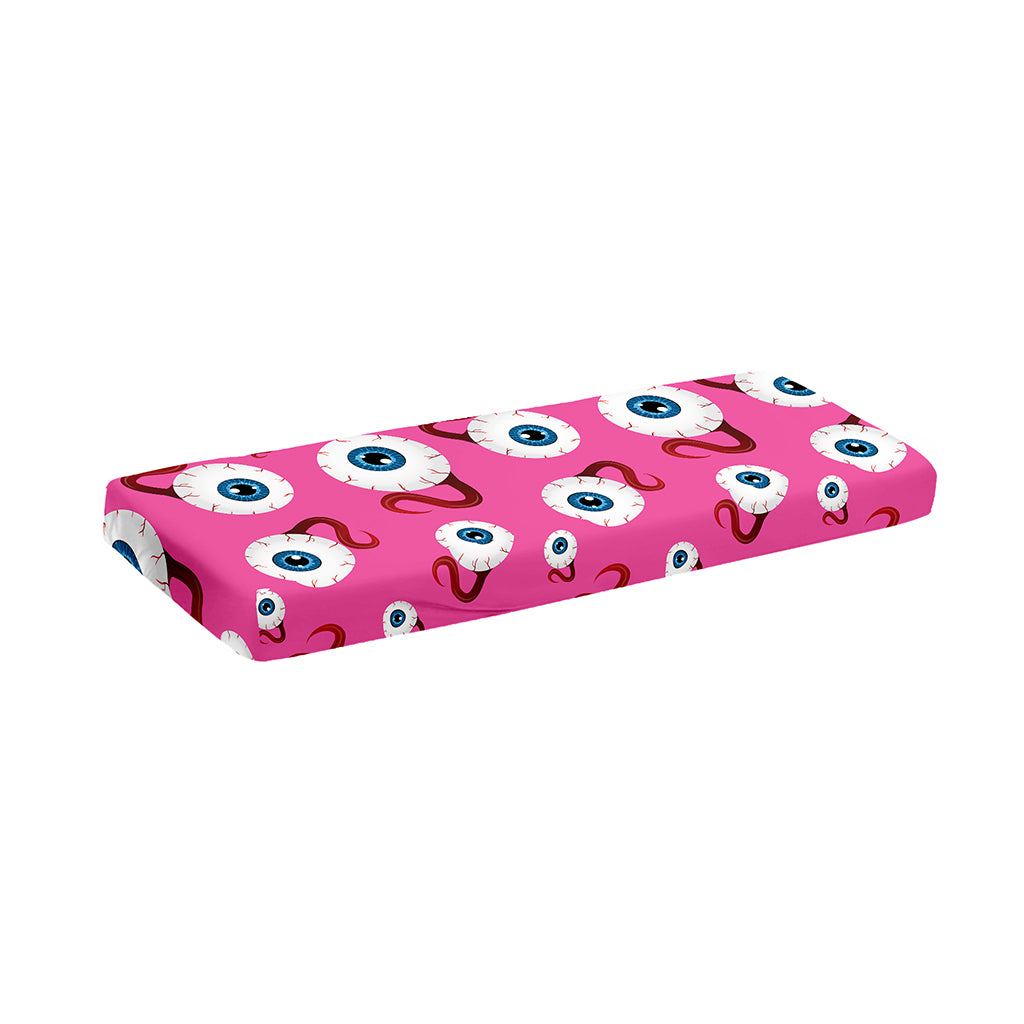 Human Eyeball Pattern Print Piano Keyboard Cover