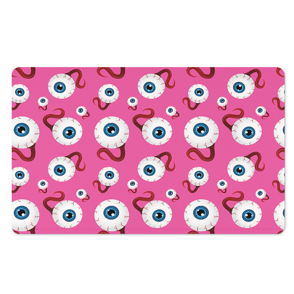 Human Eyeball Pattern Print Polyester Doormat