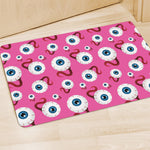 Human Eyeball Pattern Print Polyester Doormat