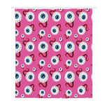 Human Eyeball Pattern Print Polyester Shower Curtain