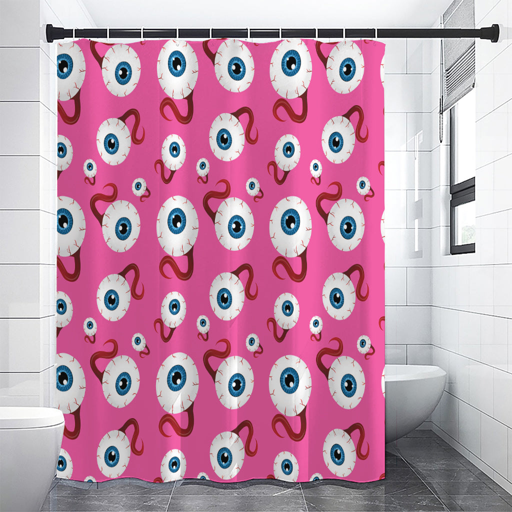 Human Eyeball Pattern Print Premium Shower Curtain