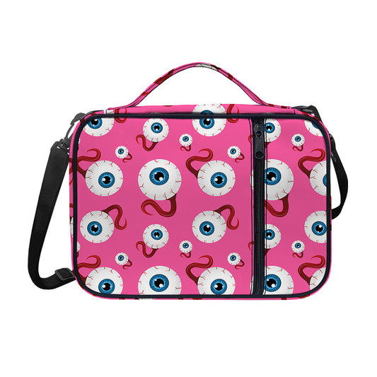 Human Eyeball Pattern Print Shoulder Strap Bible Bag